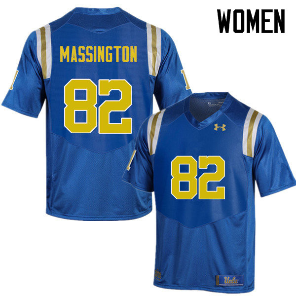 Women #82 Eldridge Massington UCLA Bruins Under Armour College Football Jerseys Sale-Blue - Click Image to Close